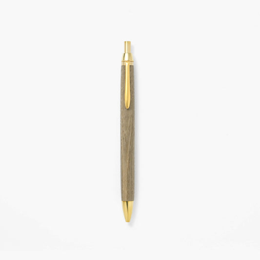 Handcrafted ballpoint pen - Jindai tamo ash