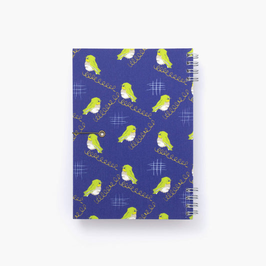 B6 notebook -  toolpress/Spring bird - Night