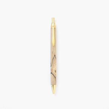 Handcrafted ballpoint pen - Japanese willowleaf oak
