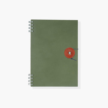 B6 notebook - Leather / Khaki