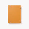 B6 notebook - Blockcloth / Orange