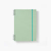 B6 notebook - Blockcloth / Green