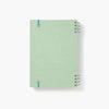 B6 notebook - Blockcloth / Green